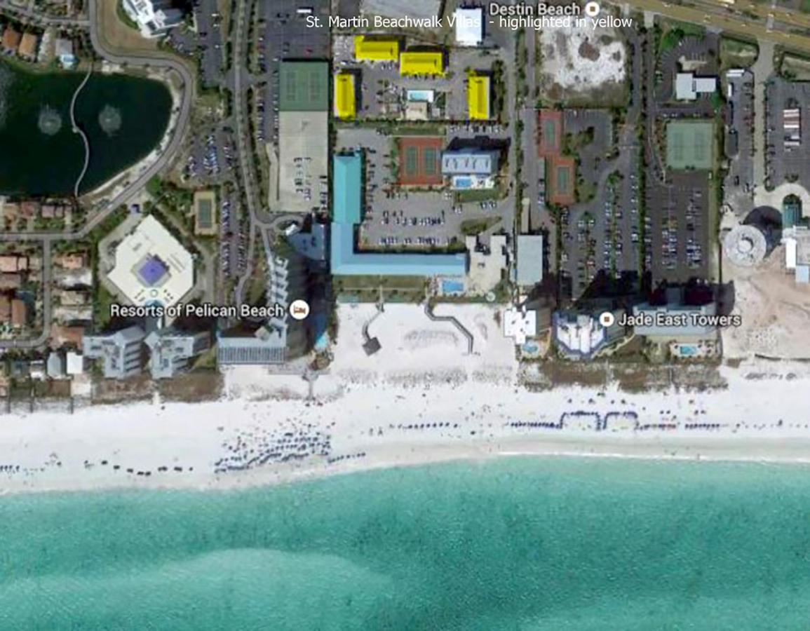 Sand & Serenity At St Martin Beachwalk Villas By Realjoy Vacations Destin Exteriör bild